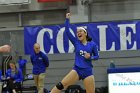 Volleyball vs Emerson  Wheaton College Women's Volleyball vs Emerson College. - Photo by Keith Nordstrom : Wheaton, Volleyball, VB2019